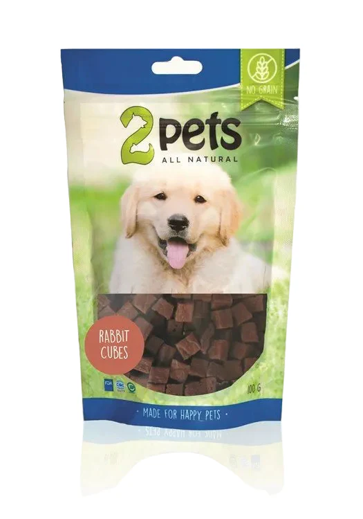 2pets Dogsnack Rabbit Cubes