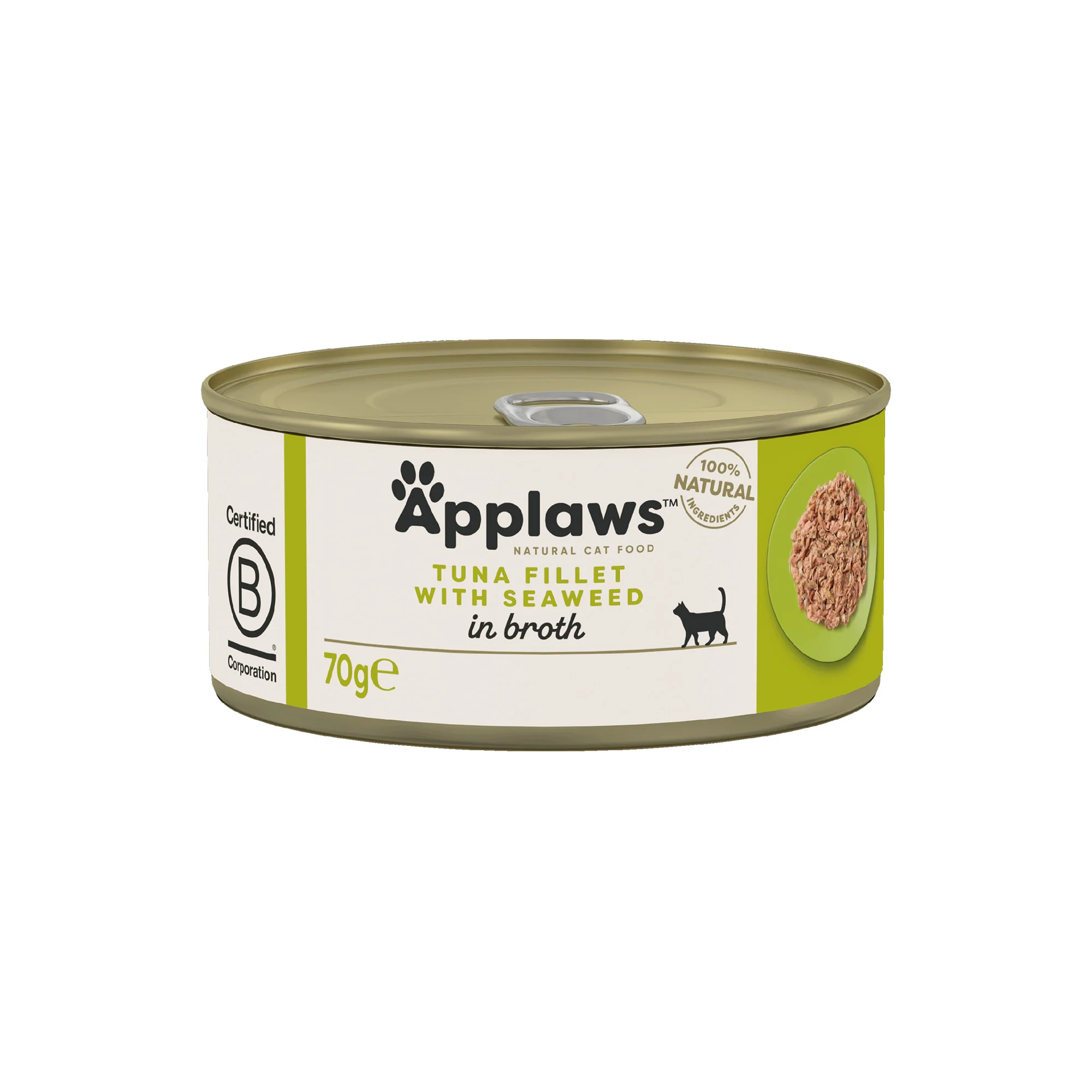 Applaws katt konserv Tuna Fillet & Seaweed