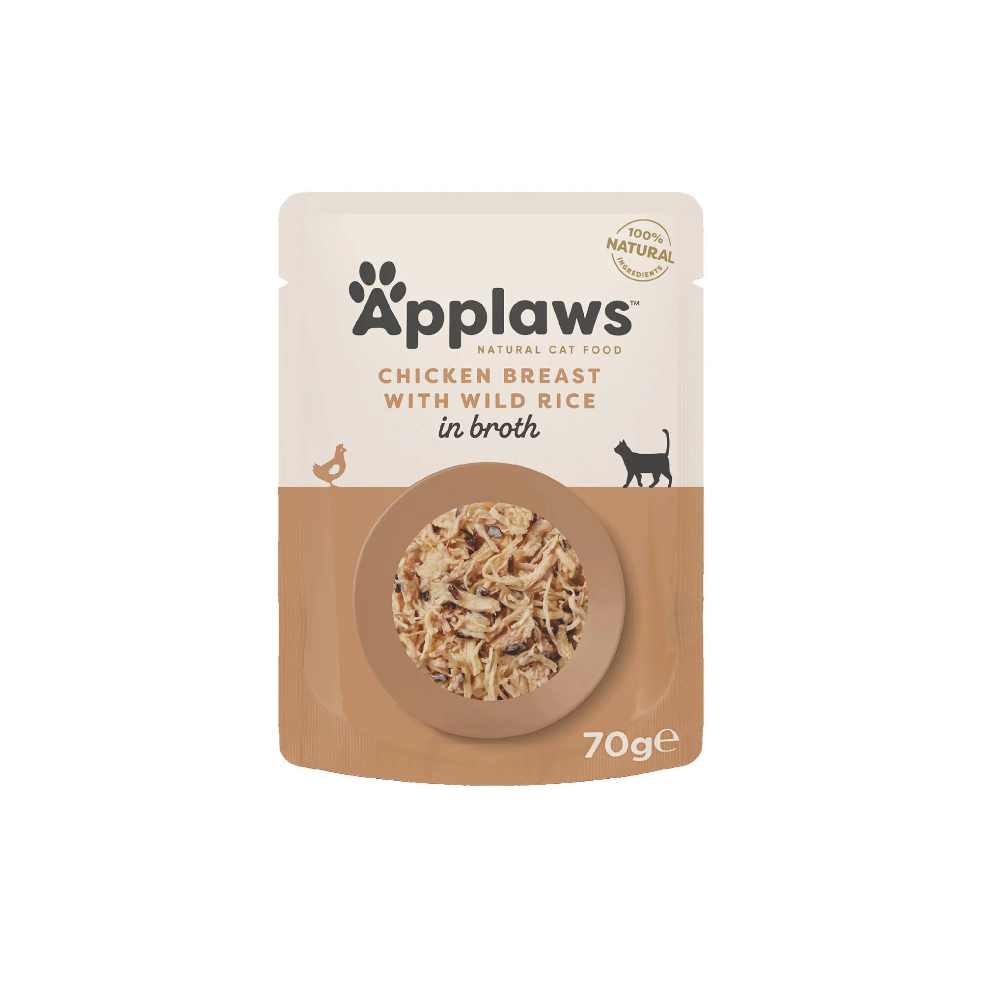 Applaws katt Påse Chicken&Wildrice
