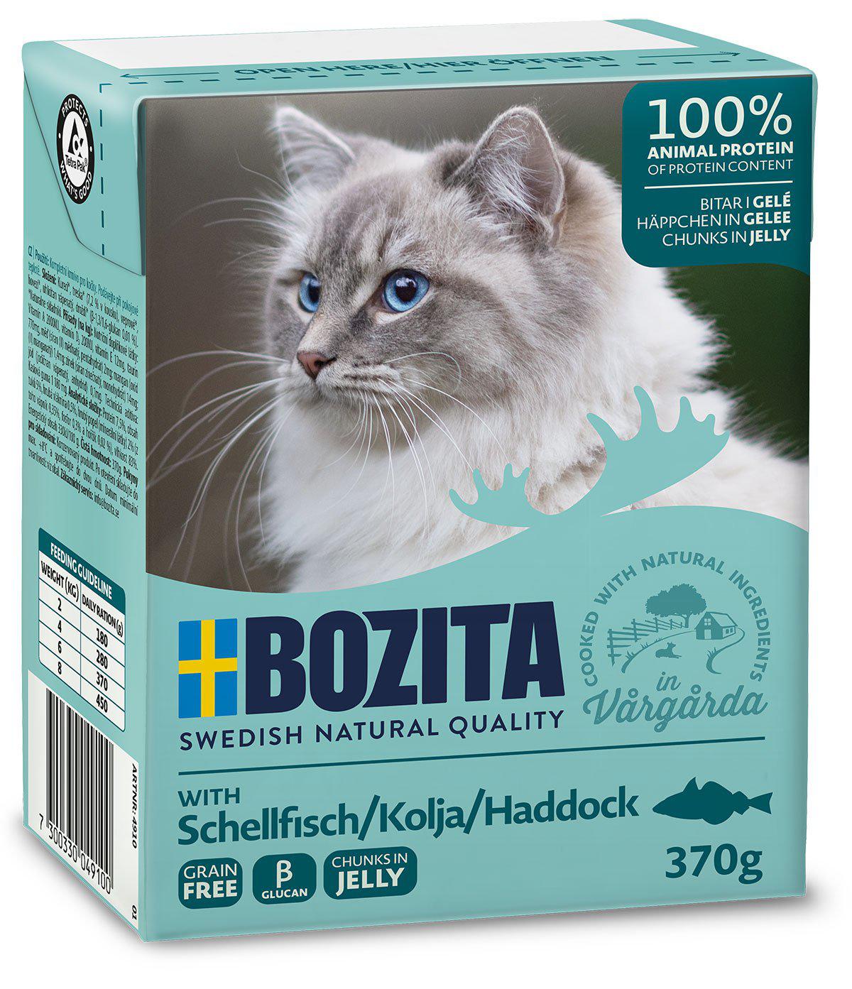 Bozita Bitar i gelé med Kolja Tetra Recart