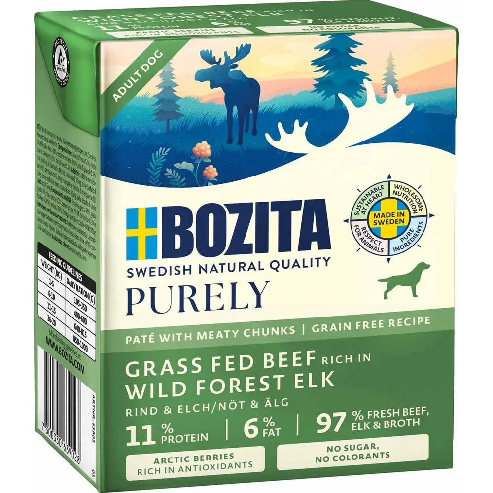 Bozita Dog Purely Paté Elk