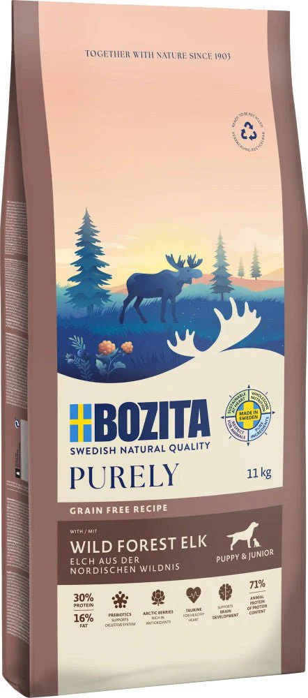 Bozita Dog Purely Puppy & Junior Elk - Image 2