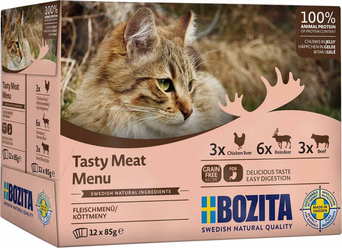 Bozita Feline Meat In Jelly Multibox