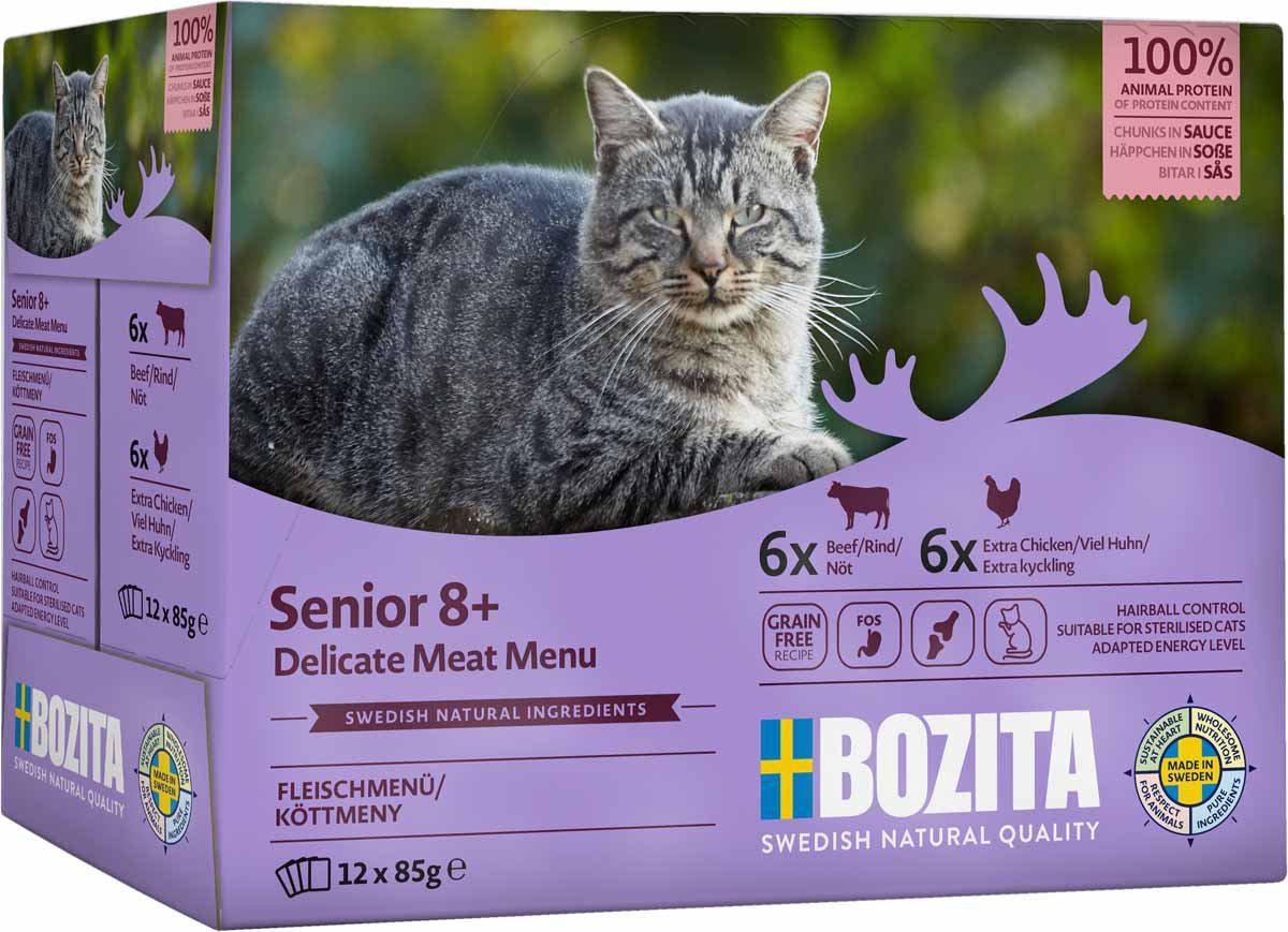 Bozita Feline Senior i sås Multibox