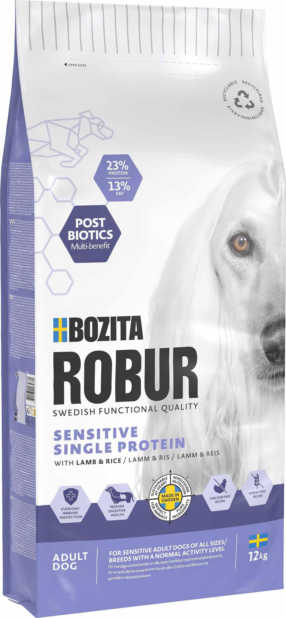 Bozita Robur Adult Sensitive Single Protein Lamb - Image 2