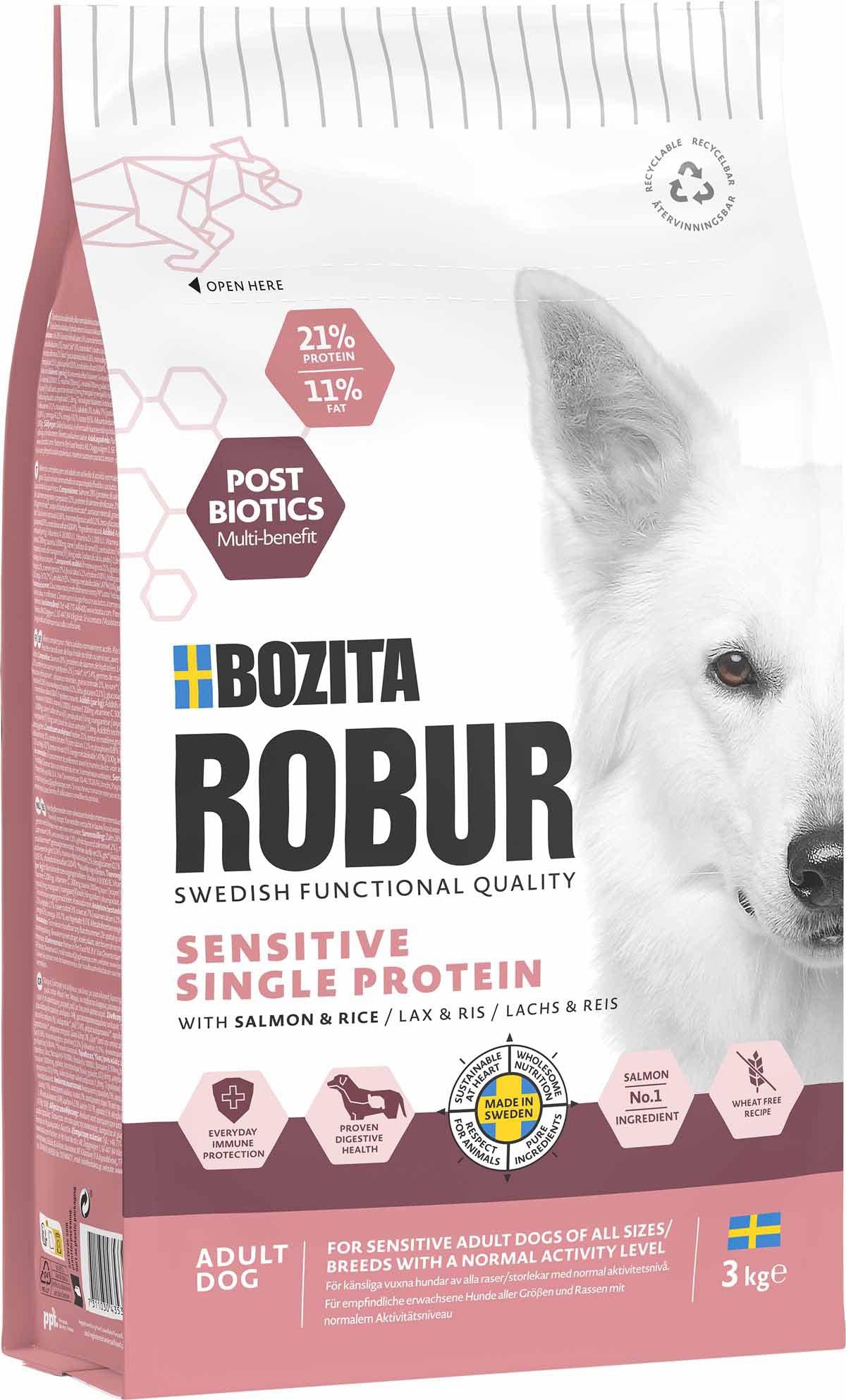 Bozita Robur Adult Sensitive Single Protein Salmon