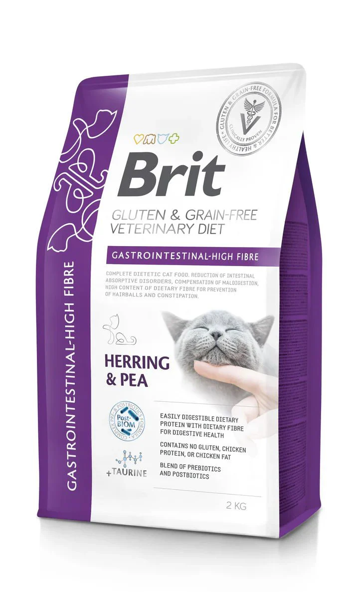 Brit GF Vet Diet Cat Gastrointestinal High Fibre