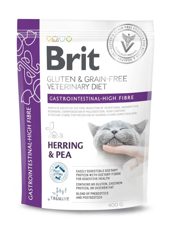 Brit GF Vet Diet Cat Gastrointestinal High Fibre - Image 2