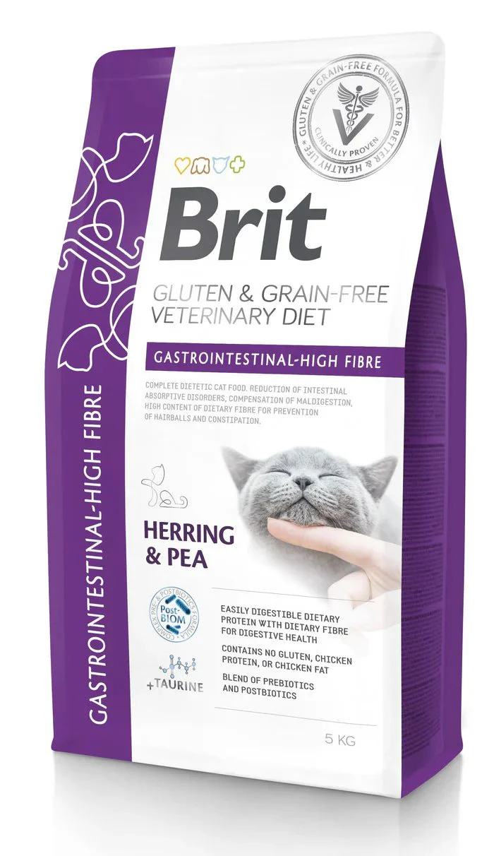 Brit GF Vet Diet Cat Gastrointestinal High Fibre - Image 3