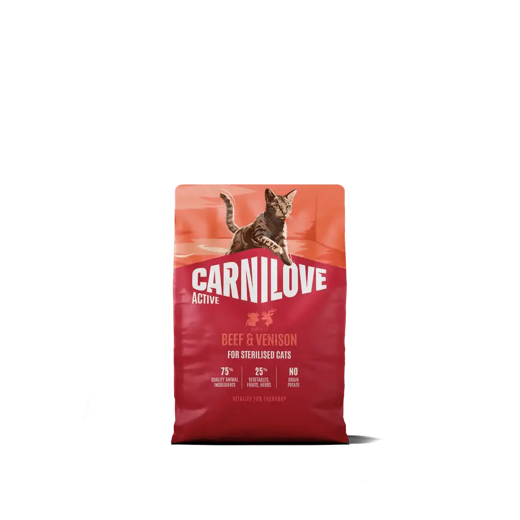Carnilove Active Cat Dry Beef & Venison for Sterilised Adult All Breeds