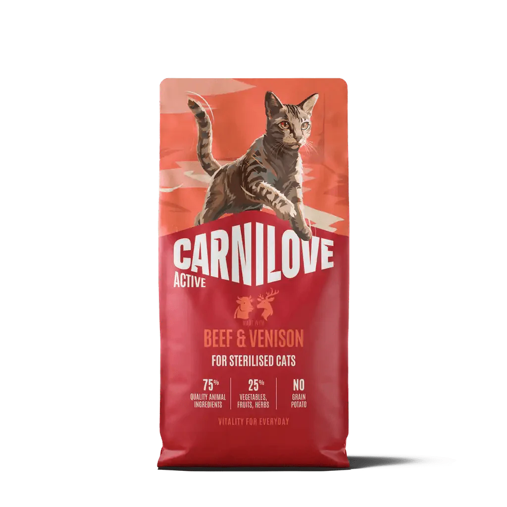 Carnilove Active Cat Dry Beef & Venison for Sterilised Adult All Breeds - Image 2