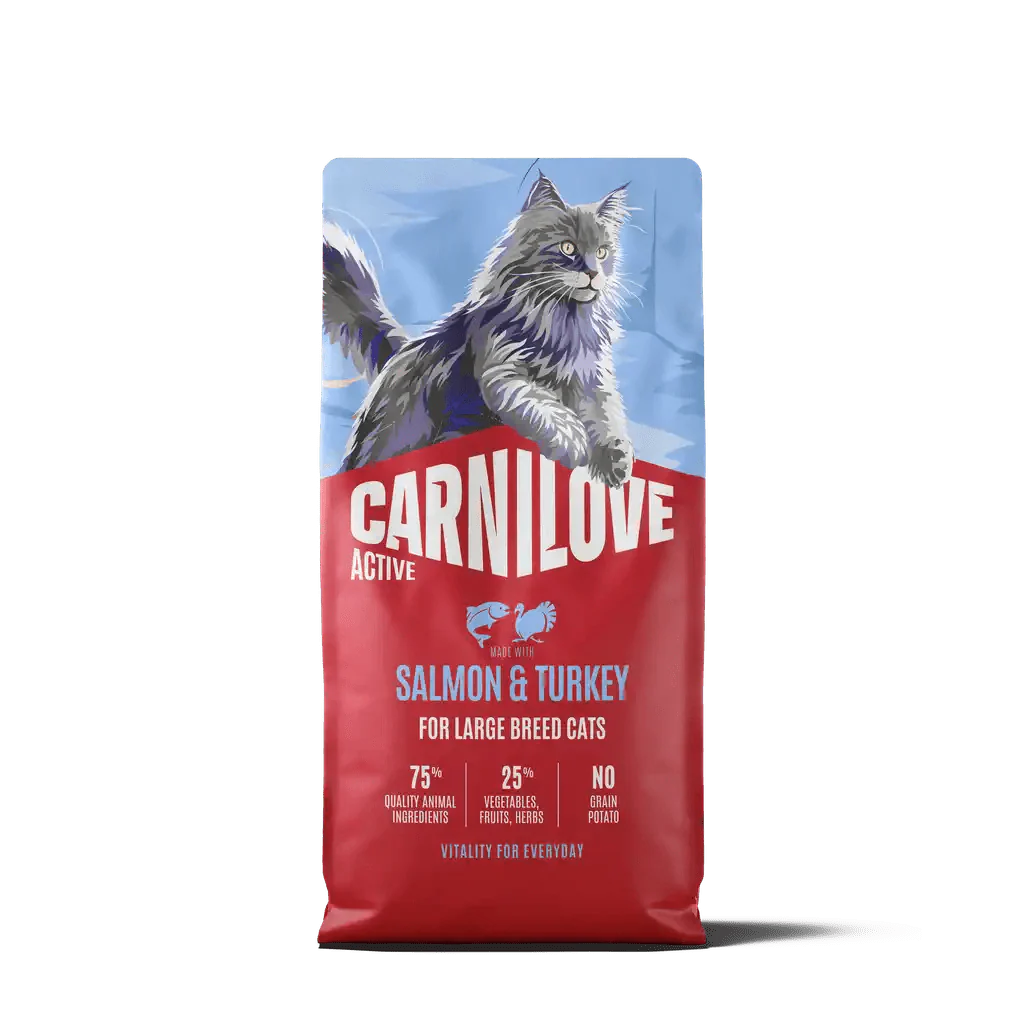 Carnilove Active Cat Dry Salmon & Turkey for Adult Large Breeds - Image 2
