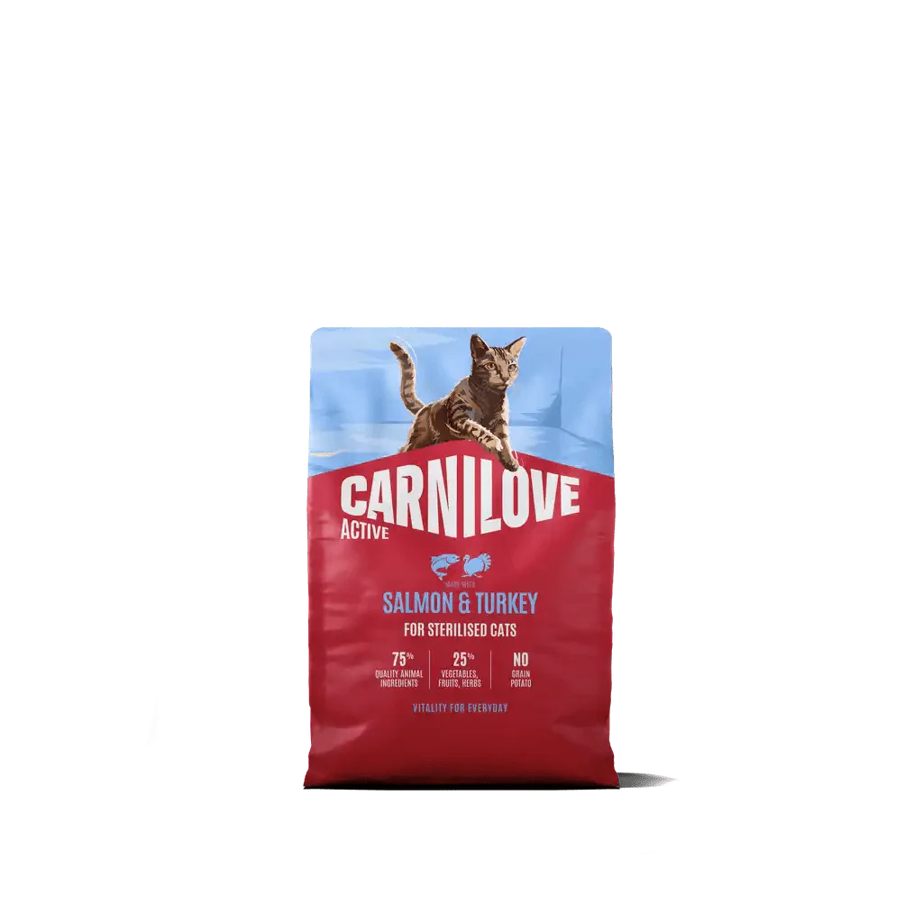 Carnilove Active Cat Dry Salmon & Turkey for Sterilised Adult All Breeds