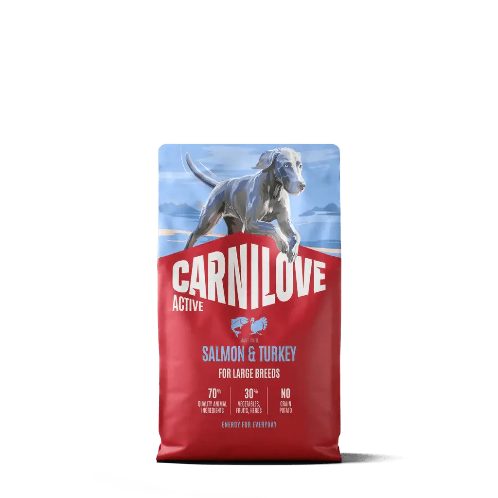 Carnilove Active Dog Dry Salmon & Turkey for Adult Large Breeds - Image 2
