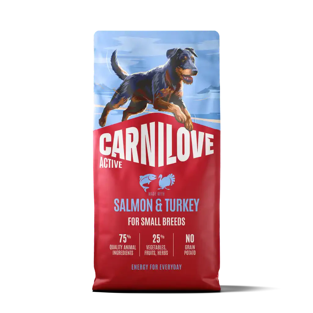 Carnilove Active Dog Dry Salmon & Turkey for Adult Small Breeds - Image 3