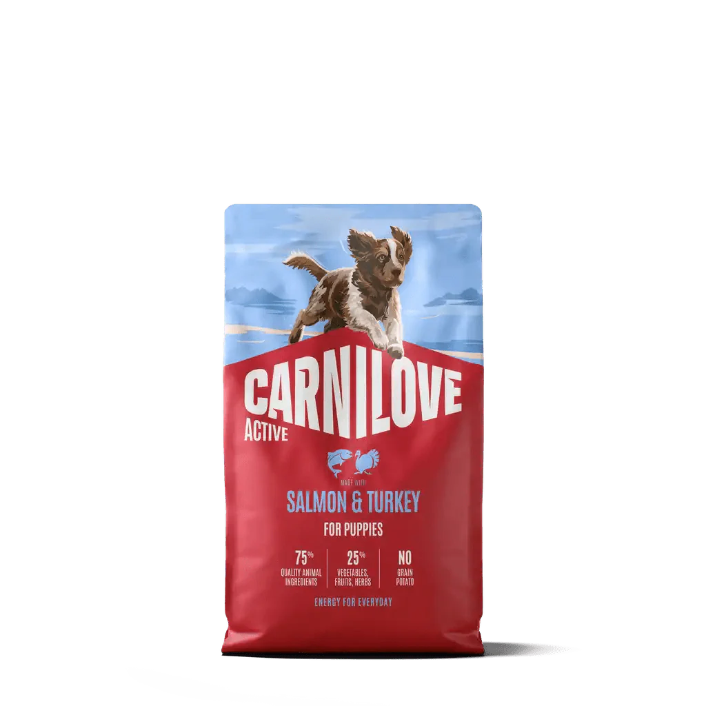 Carnilove Active Dog Dry Salmon & Turkey for Puppies - Image 2