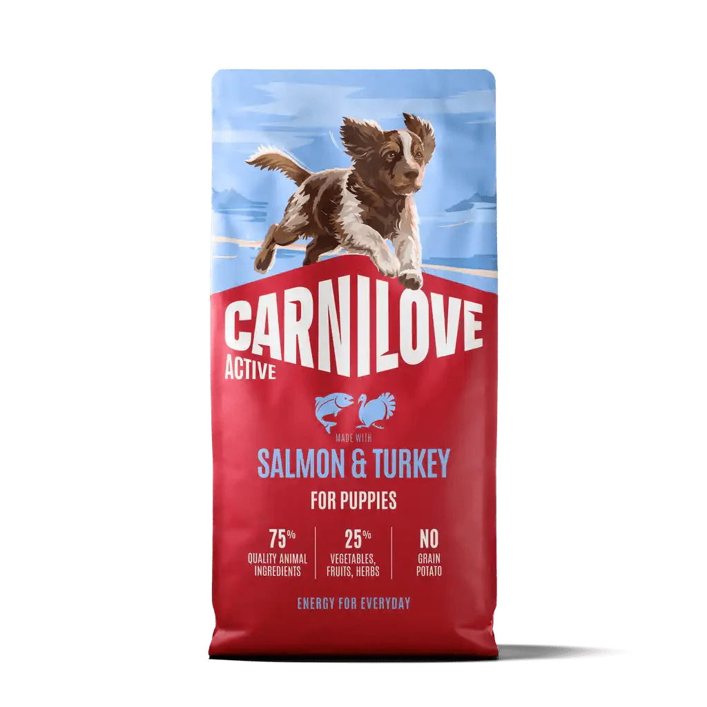 Carnilove Active Dog Dry Salmon & Turkey for Puppies - Image 3