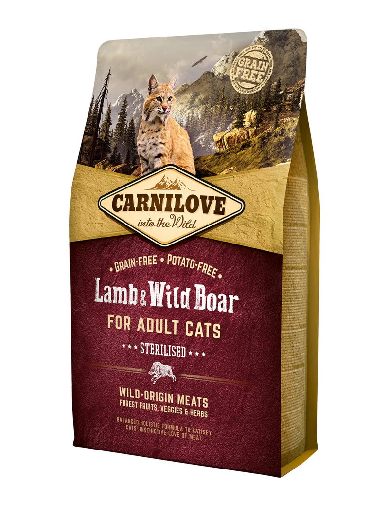 Carnilove Cat Lamb Wild Boar Adult Sterilised - Image 2