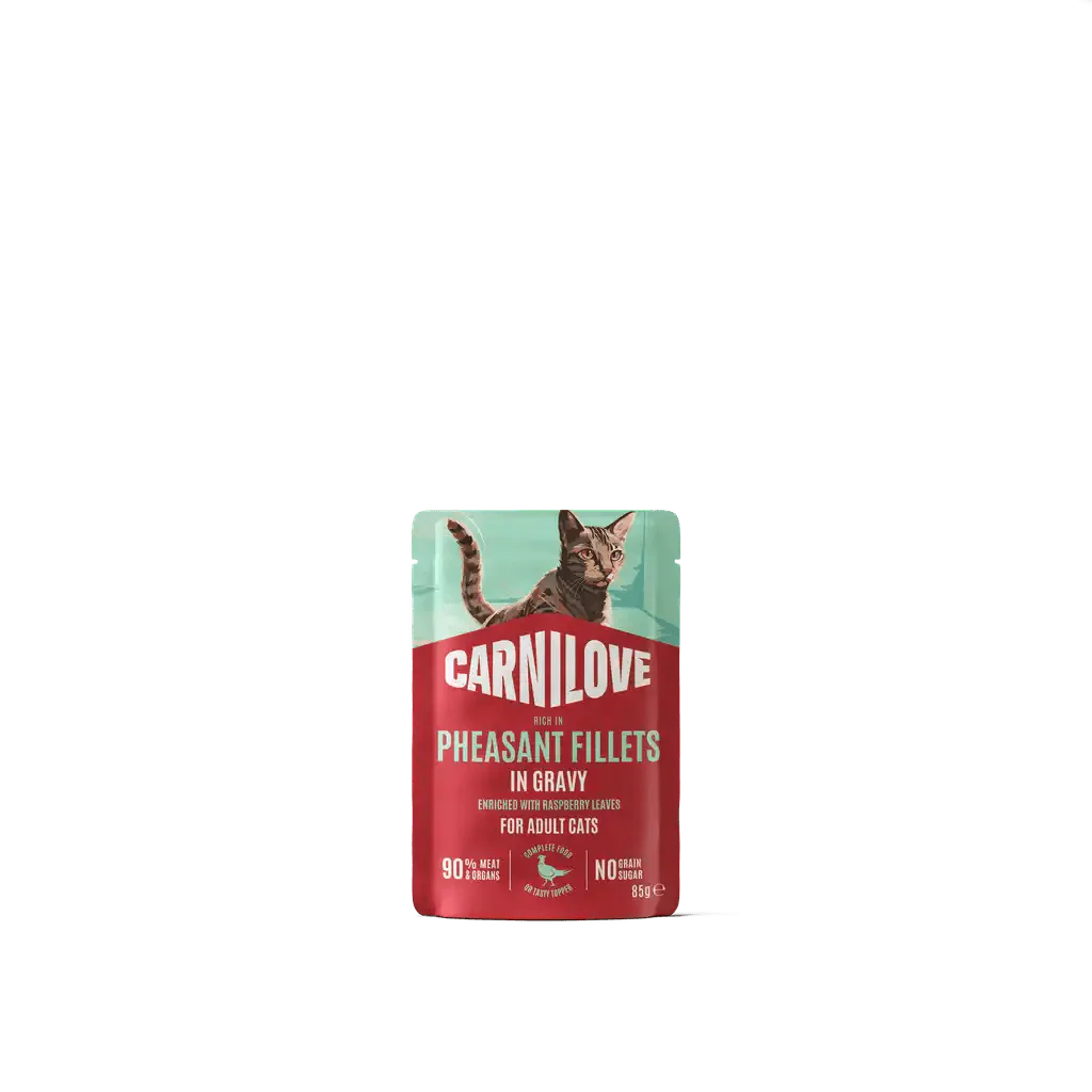 Carnilove Cat Pouch Gravy rich in Pheasant enriched with Raspberry Leaves - Image 2
