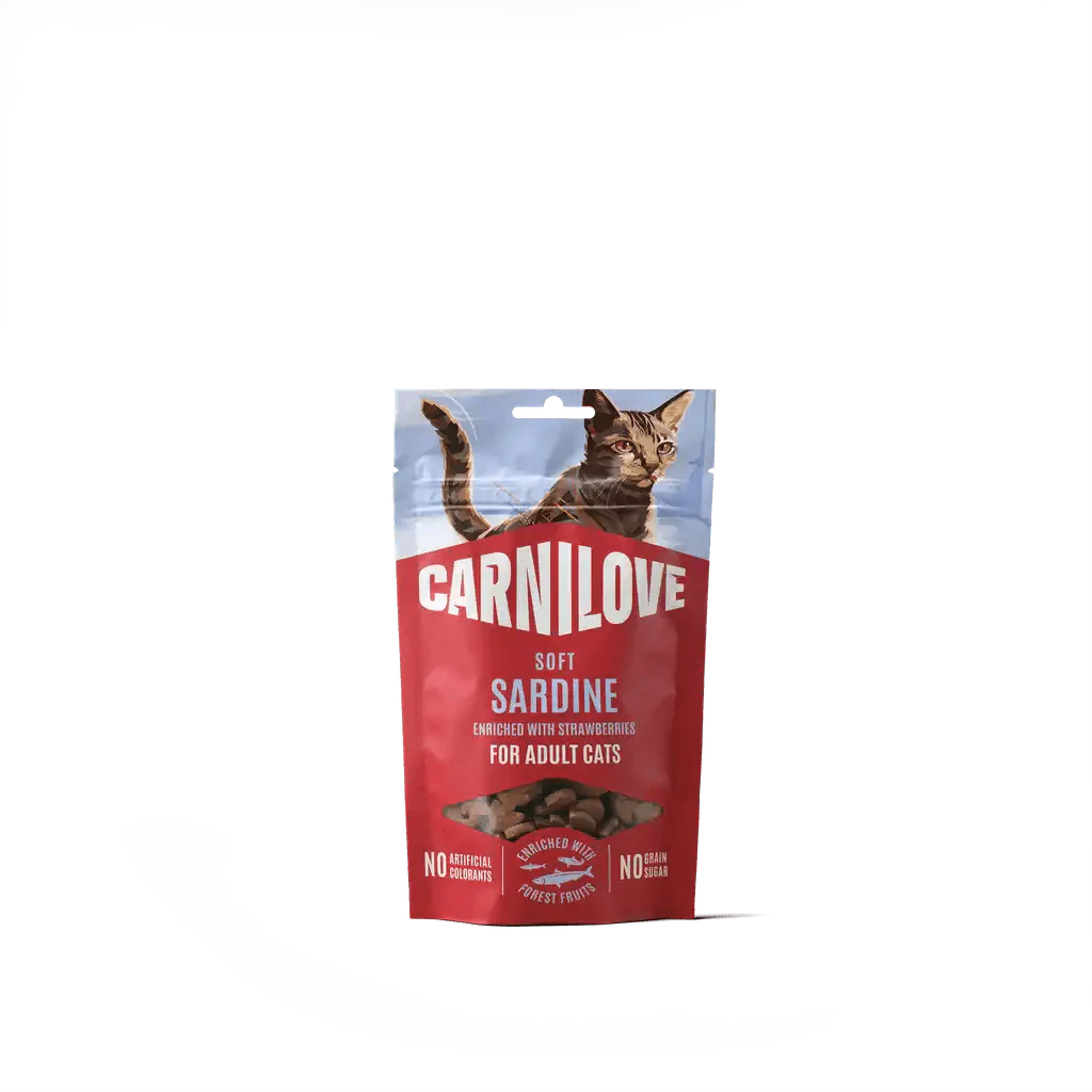 Carnilove Cat Soft Snack Sardine enriched with Strawberry - Image 2