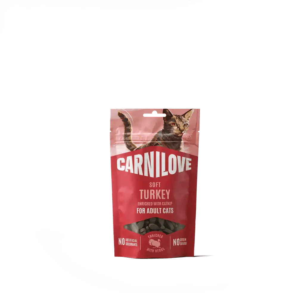 Carnilove Cat Soft Snack Turkey enriched with Catnip