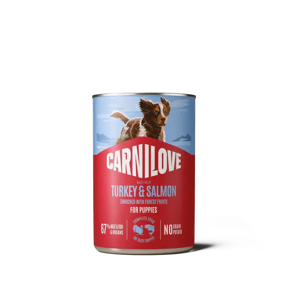 Carnilove Dog Can Paté Salmon & Turkey for Puppies