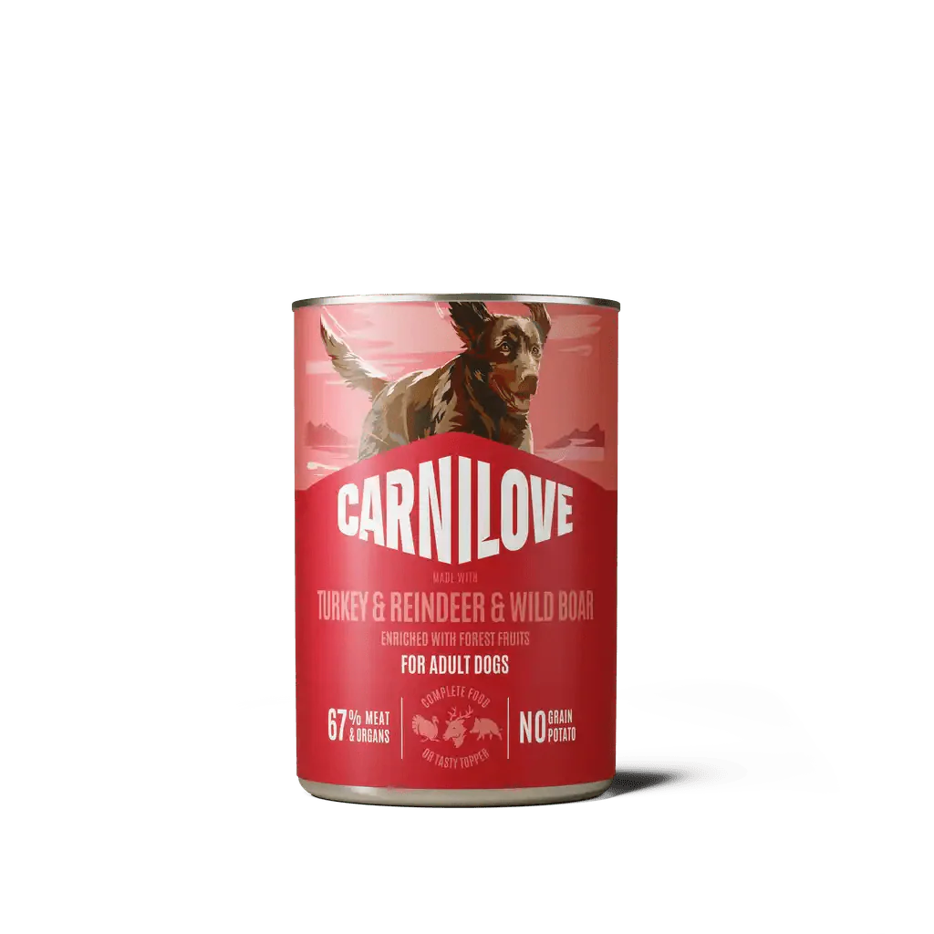Carnilove Dog Can Paté Turkey & Reindeer & Wildboar