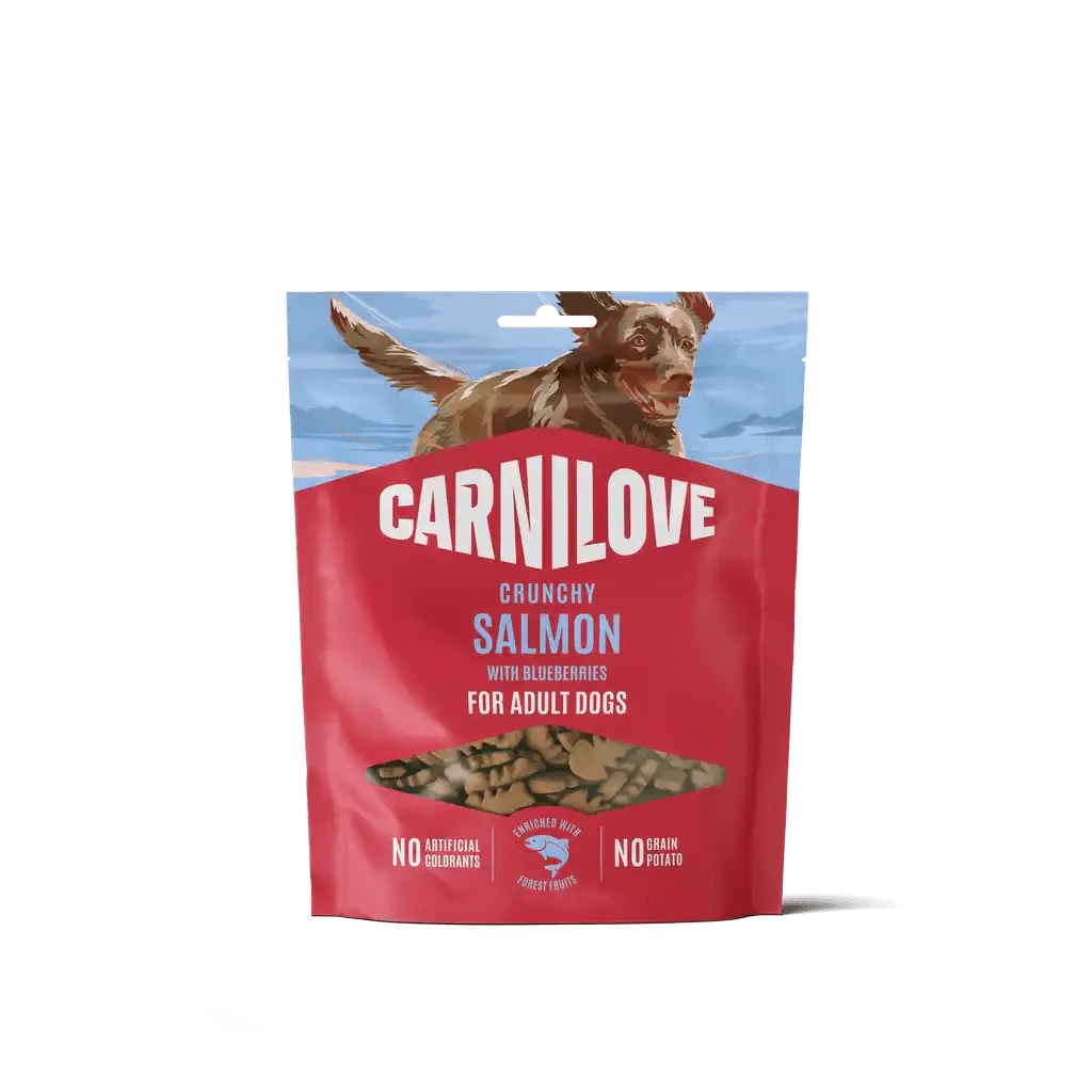 Carnilove Dog Crunchy Snack Salmon with Blueberries