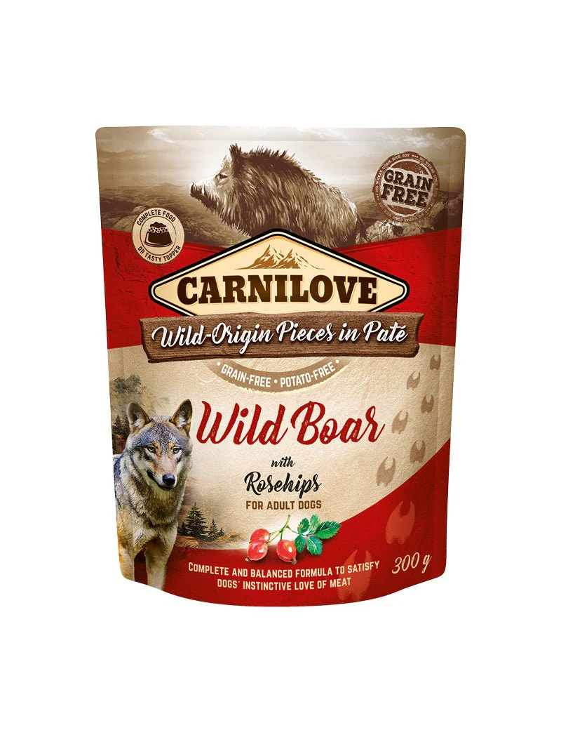 Carnilove Dog Paté Wild Boar With Rosehips