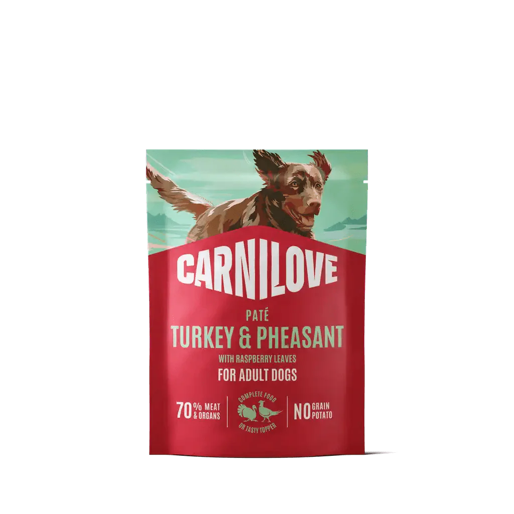 Carnilove Dog Pouch Paté Turkey & Pheasant with Raspberry Leaves