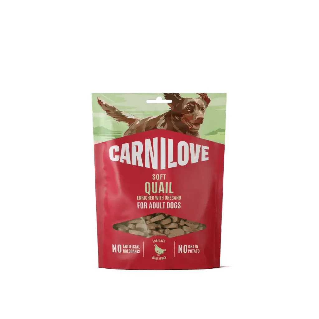 Carnilove Dog Soft Snack Quail enriched with Oregano