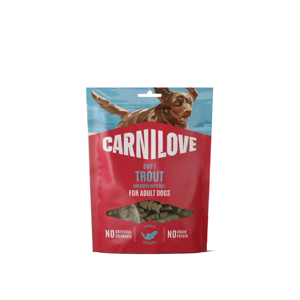 Carnilove Dog Soft Snack Trout enriched with Dill