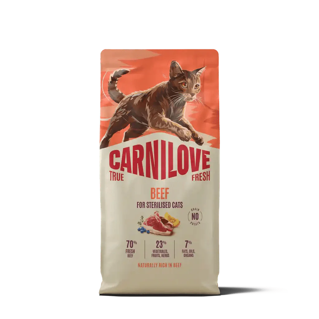 Carnilove True Fresh Cat Dry Beef for Sterilised Adult All Breeds - Image 2