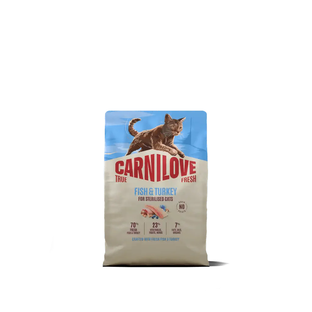 Carnilove True Fresh Cat Dry Fish & Turkey for Sterilised Adult All Breeds