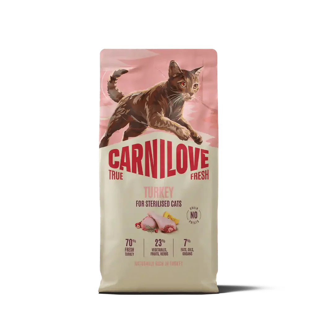 Carnilove True Fresh Cat Dry Turkey for Sterilised Adult All Breeds - Image 3