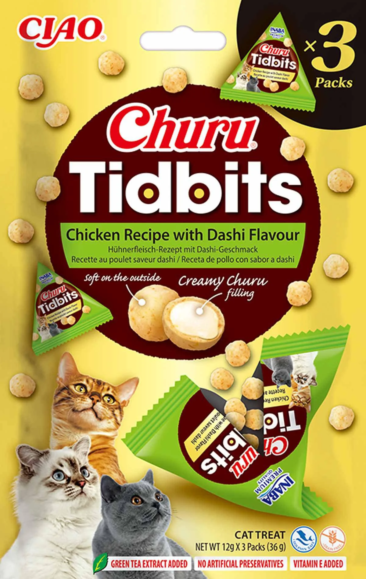 Churu Cat Tidbits Chicken With Dashi