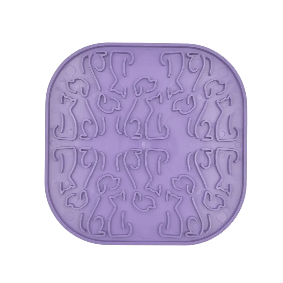 Fiboo Lollipop Sticky slickmatta med sugproppar lila
