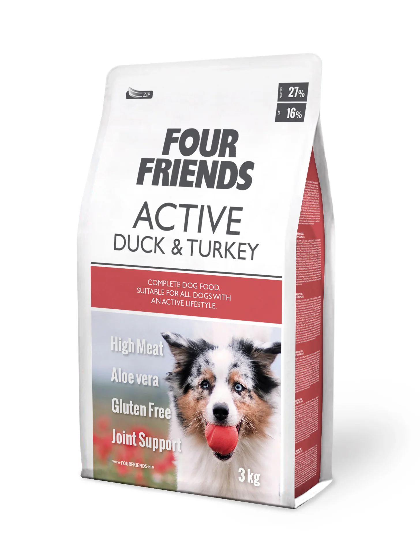 FourFriends Dog Active Duck & Turkey