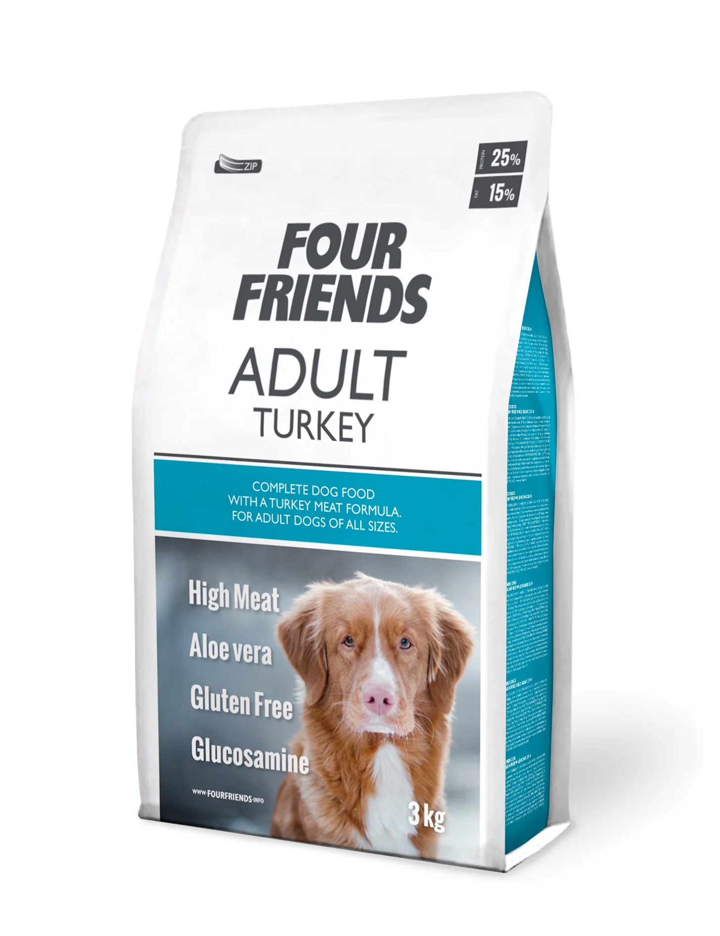 FourFriends Dog Adult Turkey - Image 2