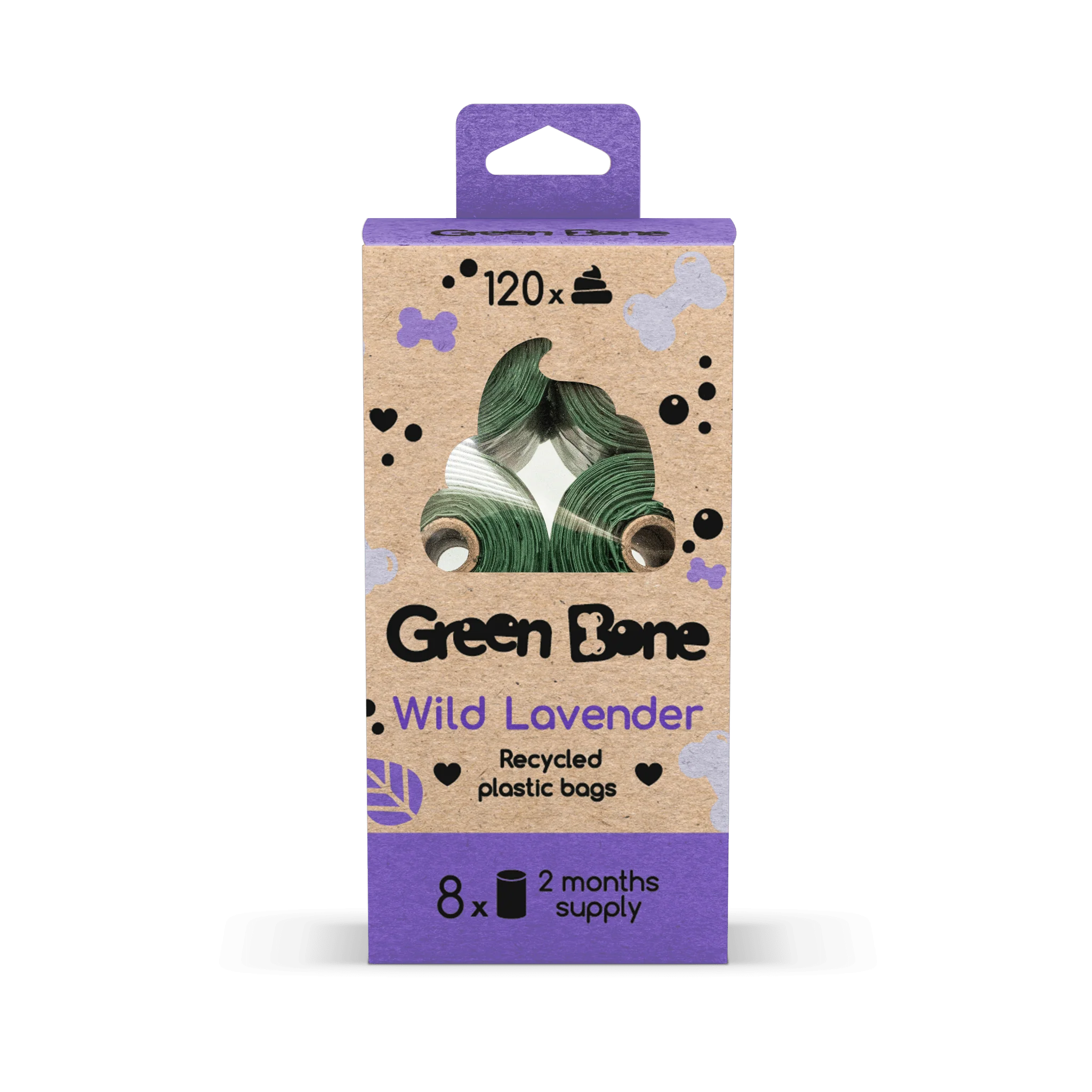 Green Bone Hundbajspåsar 8 rullar - Image 4