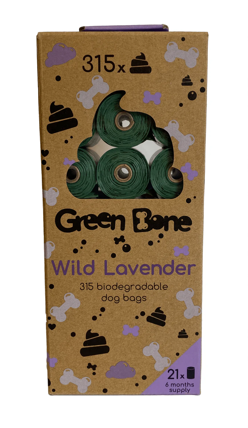 Green Bone Hundbajspåsar 21 rullar - Image 3