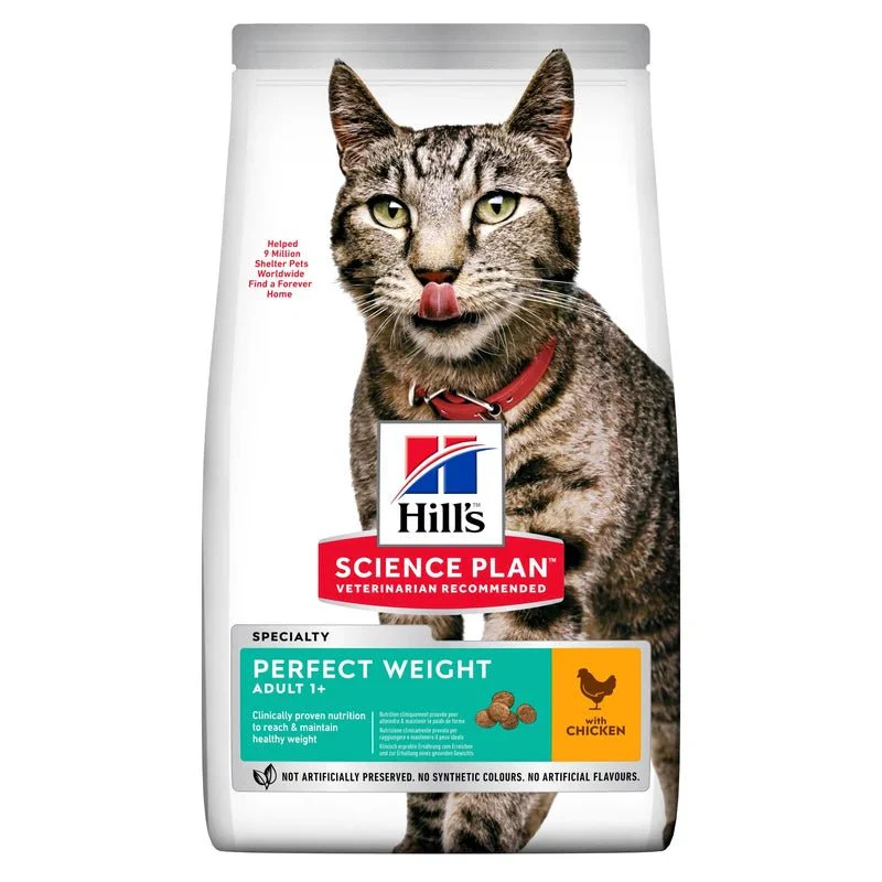 HILL'S SCIENCE PLAN Adult Perfect Weight torrfoder med kyckling för katt - Image 3