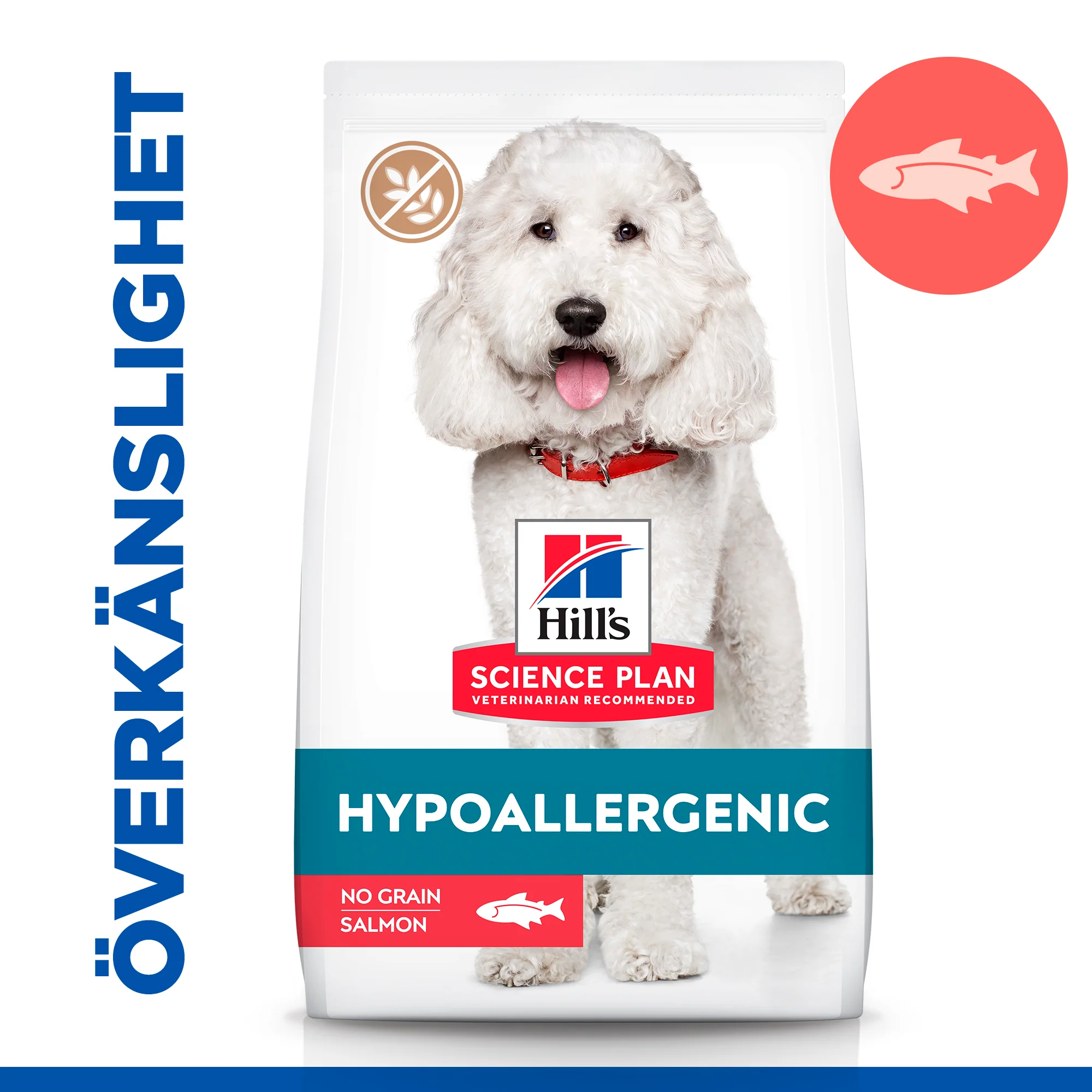 Hill's Science Plan Hypoallergenic Adult Medium torrfoder för hundar med lax - Image 2