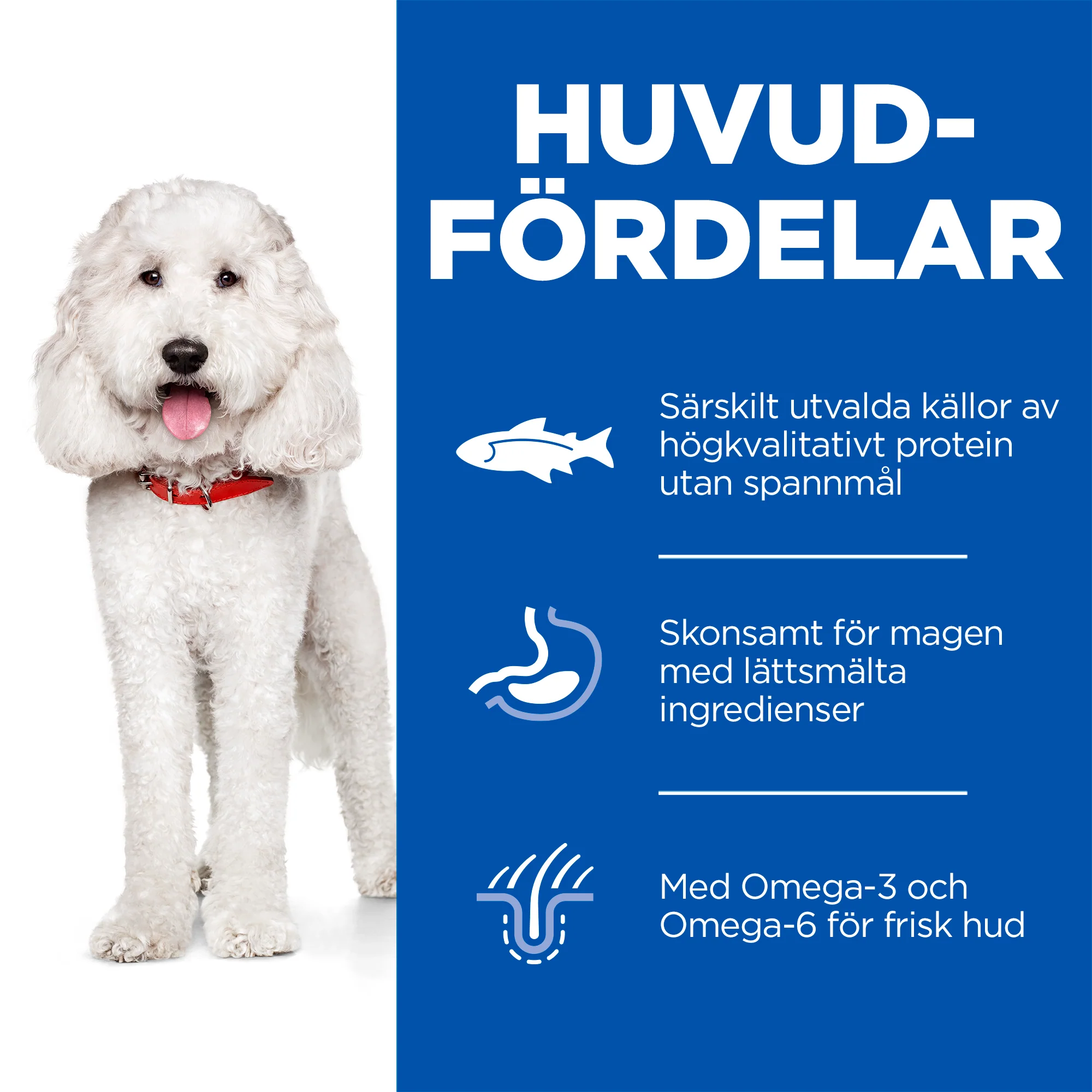 Hill's Science Plan Hypoallergenic Adult Medium torrfoder för hundar med lax - Image 4