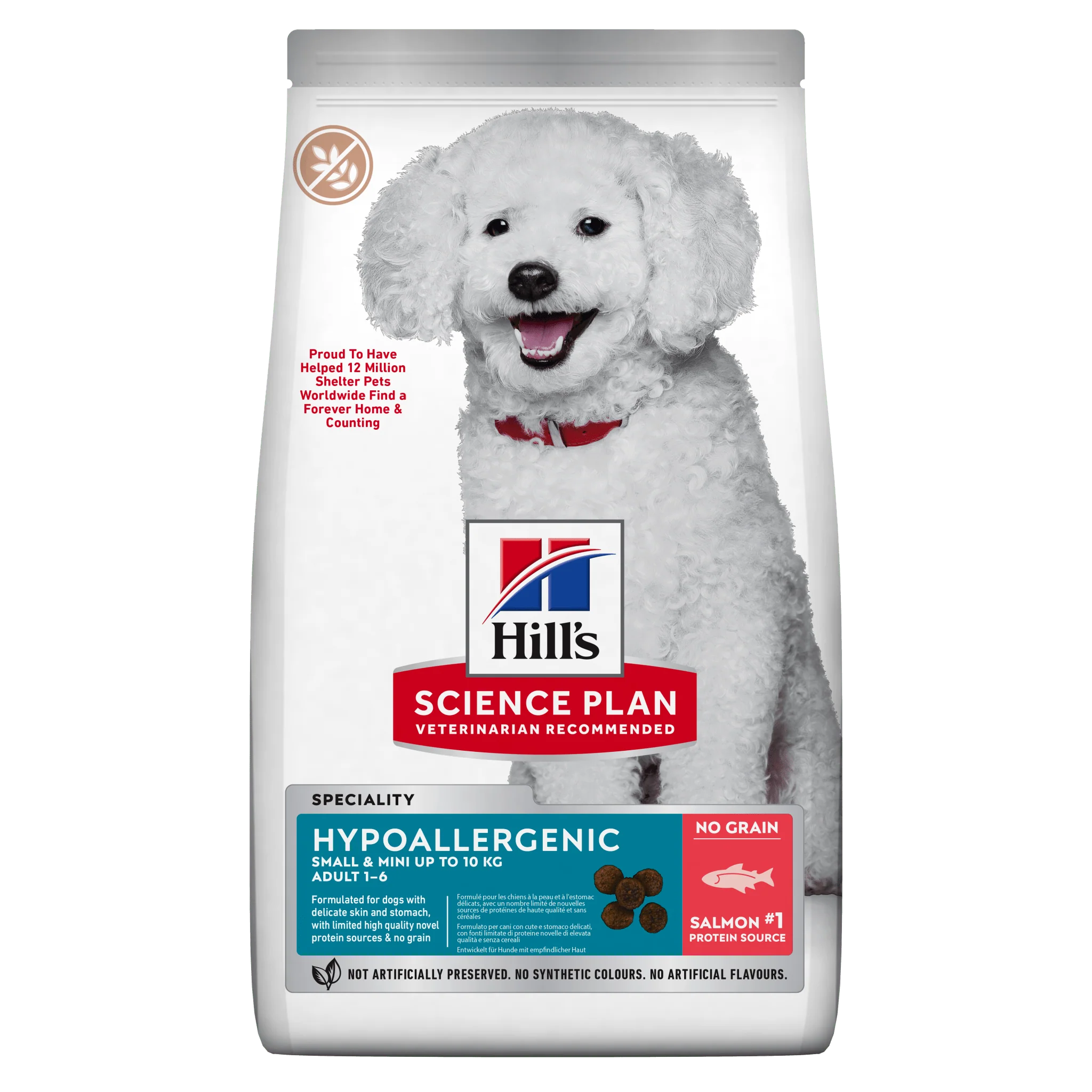Hill's Science Plan Hypoallergenic Adult Small & Mini hundfoder med lax