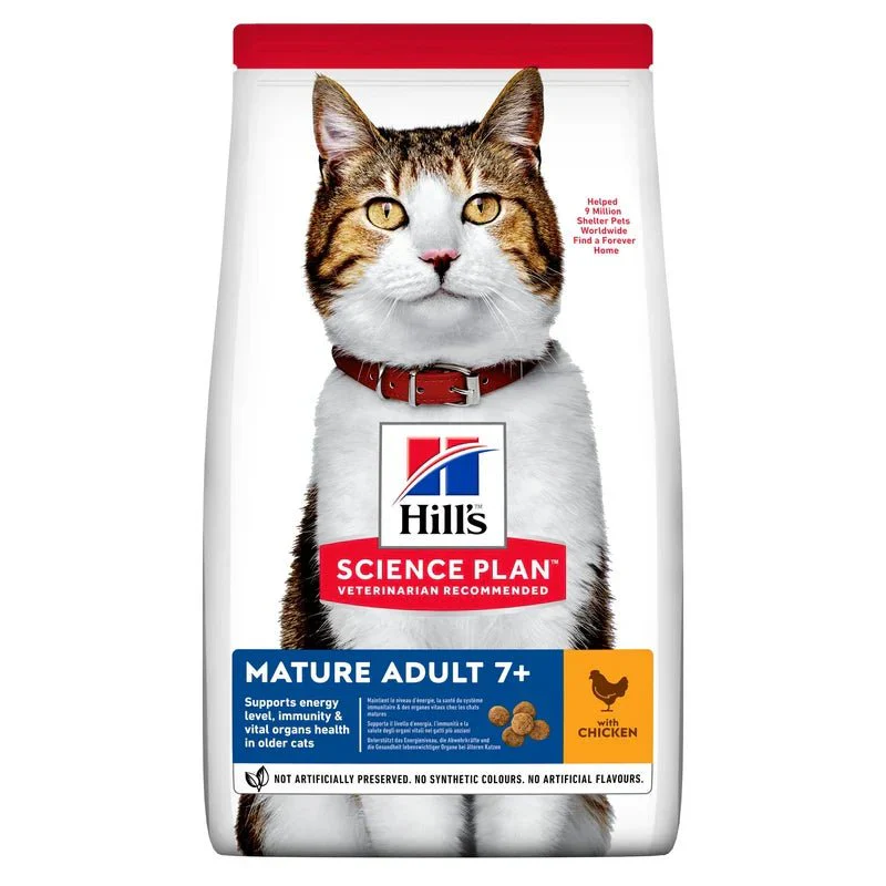 HILL'S SCIENCE PLAN Mature torrfoder med kyckling för katt - Image 2