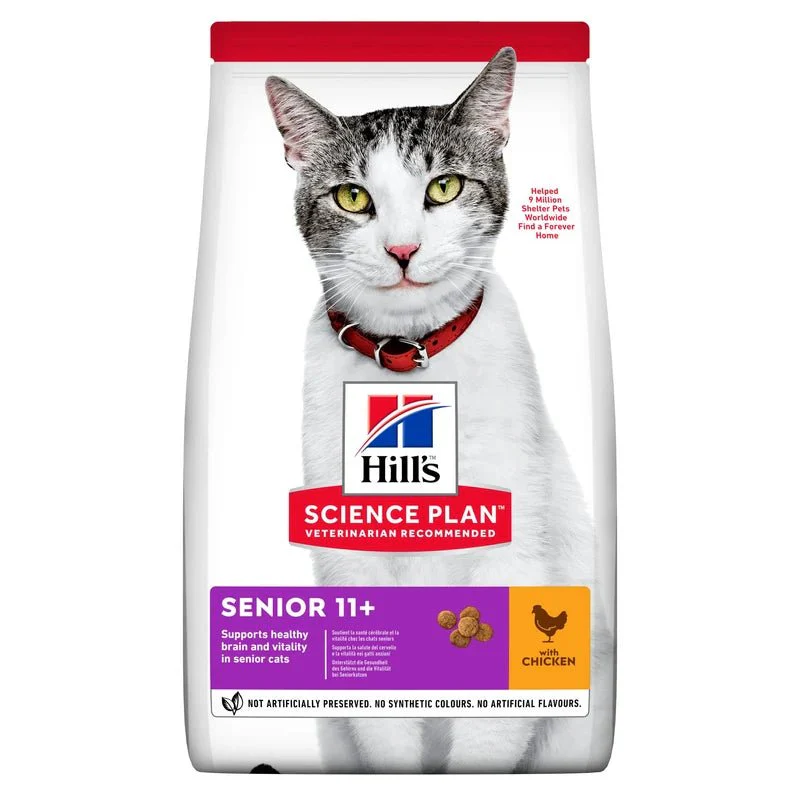HILL'S SCIENCE PLAN Senior torrfoder med kyckling för katt - Image 2
