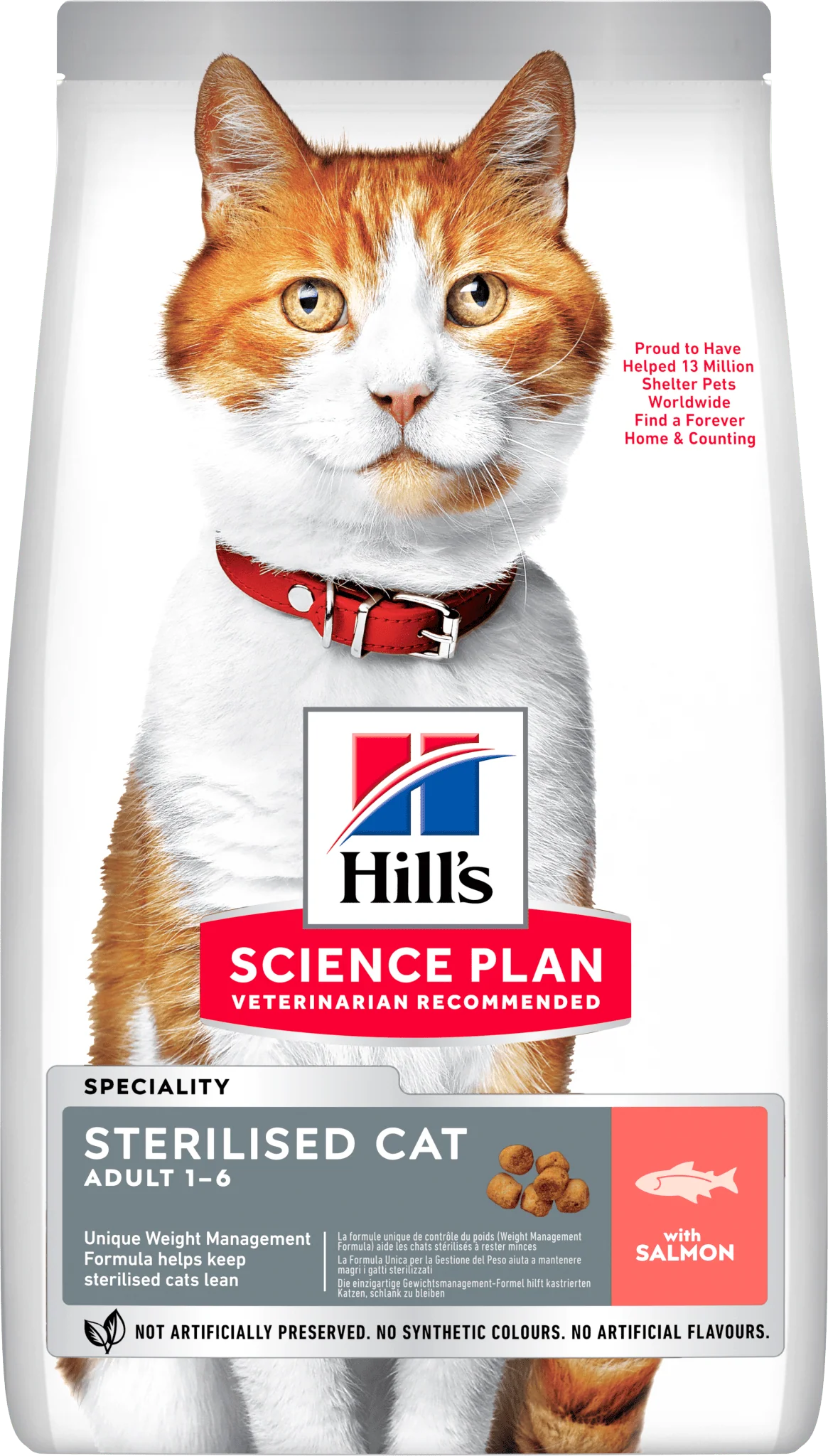 Hill's Science Plan Sterilised Cat torrfoder med lax för fullvuxna katter - Image 3