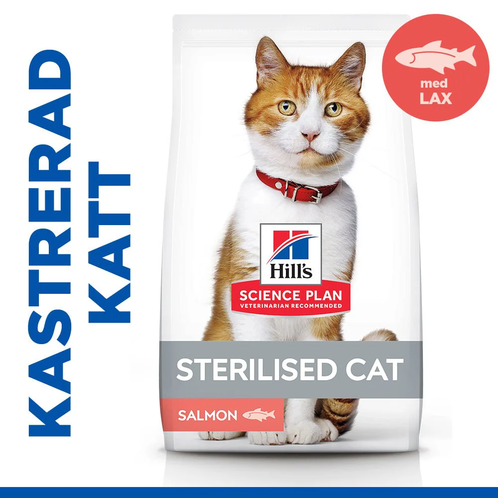 Hill's Science Plan Sterilised Cat torrfoder med lax för fullvuxna katter - Image 5
