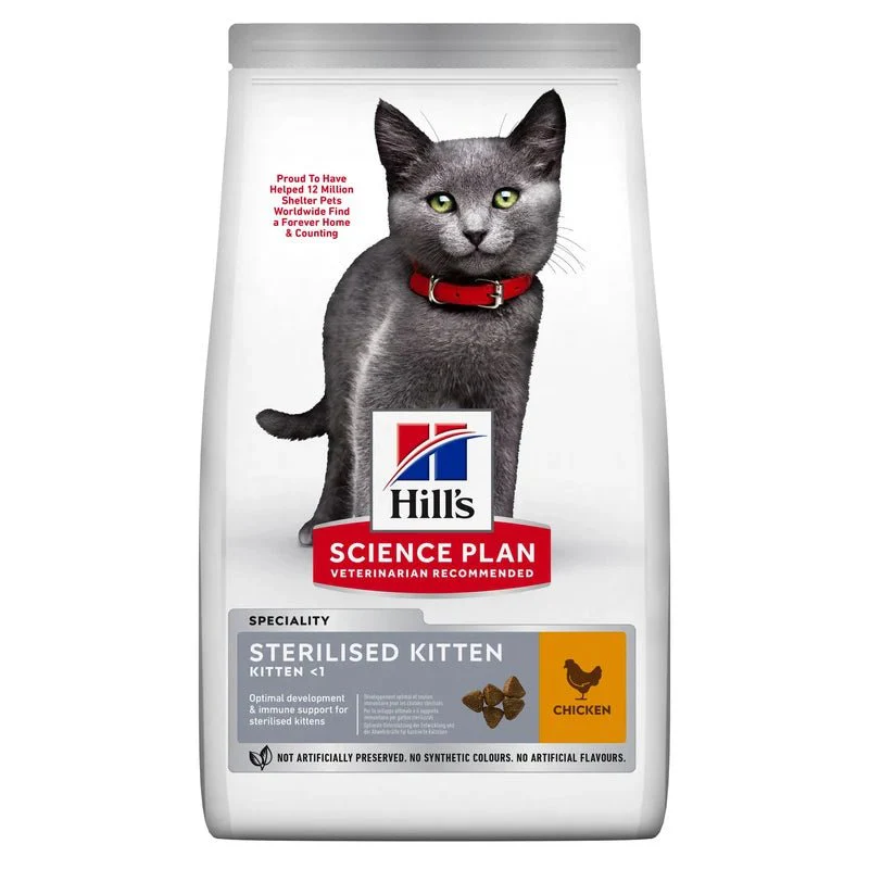 HILL'S SCIENCE PLAN Sterilised Kitten Kattungefoder med Kyckling - Image 3